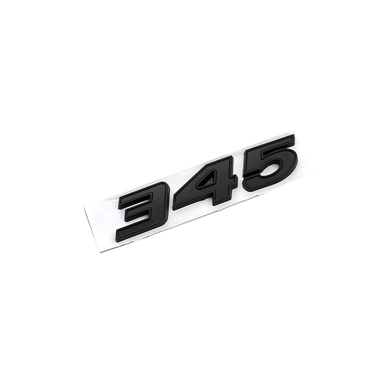 Pair Set 345 Passenger & Driver Side Emblems 3D Badge