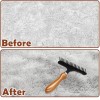 Hingtai Portable Carpet Rake Matted & Shag Rug 6.0 x