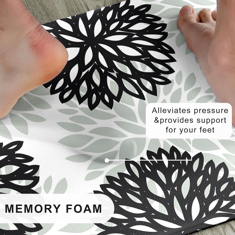 Kitchen Mats Set of 2 Cushioned Anti Fatigue Kitchen Rugs