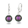 Schöner-SD Pearl Drop Earrings 925 Silver 10 mm, Silver