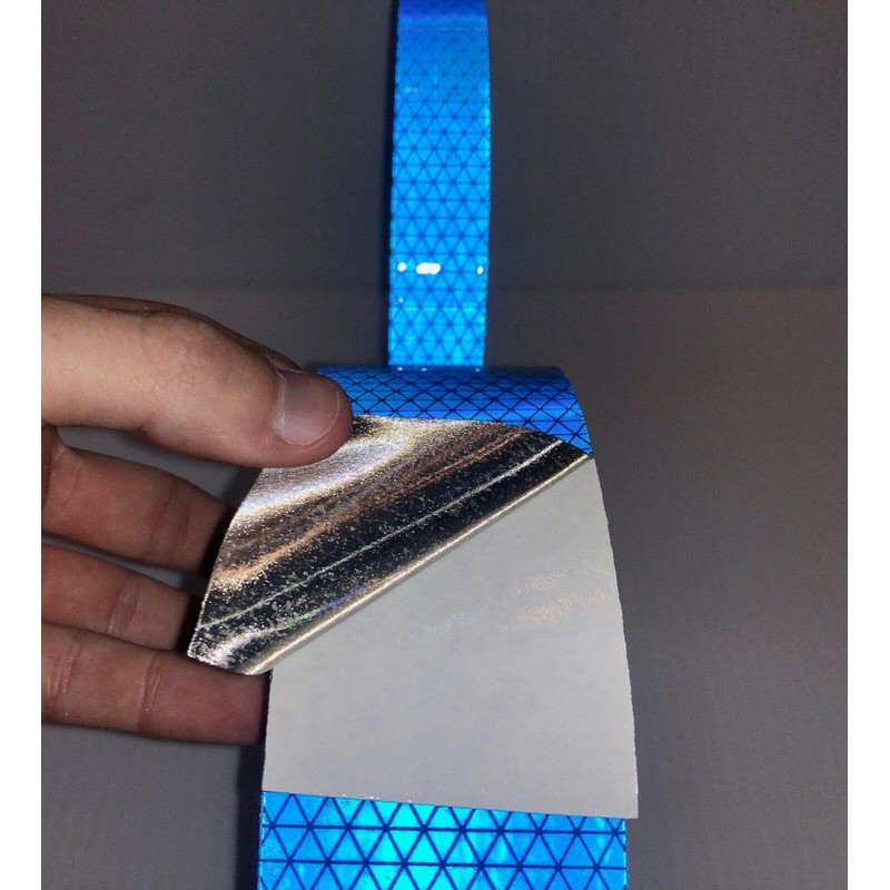 V98 Blue Reflective Tape Reflexite Orafol Prismatic Safety Tape 1",