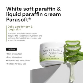 Parasoft- Crema para piel seca sin parabenos con la bondad añadida del aloe vera natural 200 g