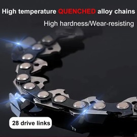 [5 Pack] 4 Inch Mini Chainsaw Chain Replacement Saw Chain for Cordless Portable Mini Chainsaw, Guide Saw Chain for All 4-inch Mini Chainsaws for Wood Branch Cutting