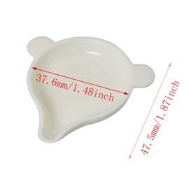 DGBRSM Weighing Powder Pans Scale Pan Narrow Spout Plastic Weighing Dishes Diamond Electronic Balance Scale Jewelry Tool Can Weigh Liquid, Powder, Gems, etc.