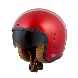 ScorpionExo Belfast 3/4 Open Face Helmet (Candy Red, X-Small)