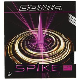 DONIC AL073 Table Tennis Spike P1 Grain High Rubber Black 1.0