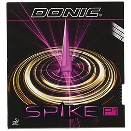DONIC AL073 Table Tennis Spike P1 Grain High Rubber Black 1.0