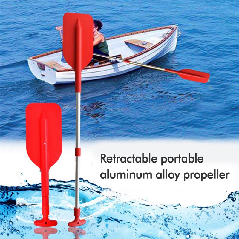 Aluminum Kayak Paddle Portable Removable Oar Retract Oar Board Paddles
