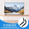 FunWorth Universal TV Base Feet, High-Quality ABS TV Stand with
