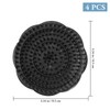 Frcolor Shampoo Brush Scalp Shower Massage Comb Pack of 4