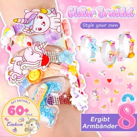 Craft Girls 7 6 8 9 10 Years: Unicorn Gifts Girls 7 6 8 5 9 Years Bracelets Make Yourself Children Birthday Gift Girls Toy Craft Set Children from 6 5 8 10 Years Bracelet Craft Set