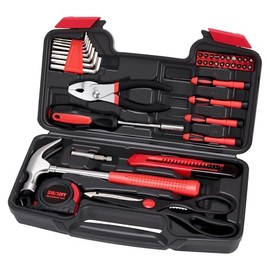 WGGE 39-Piece Home Tool Set with Compact Storage Case