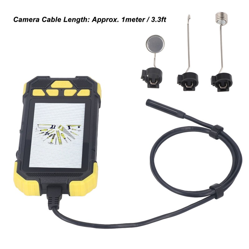 Screen Endoscope 4.3in Inspection Camera 8mm Lens HD Digital Portable
