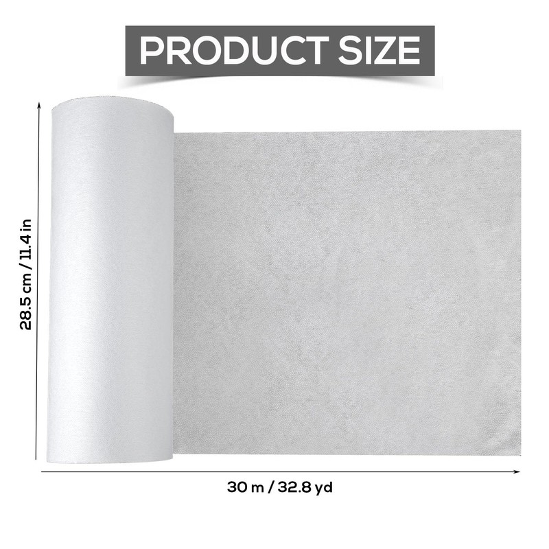 Fusible Interfacing, 11.4 in x 33 yd Polyester Non-Woven Interfacing