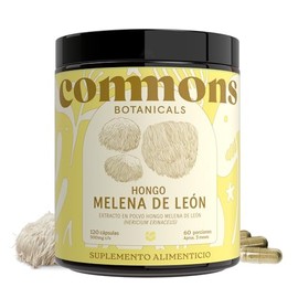 COMMONS Hongo Melena de León Lions Mane Suplemento Natural                                                                                            