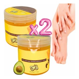 2pzs Exfoliante Para Pies Suaviza Resequedad Elimina Callo F                                                                                          