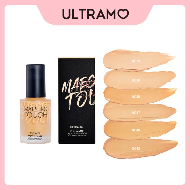 Base De Maquillaje Mate Ultramo Perfect Cover Spf 15+