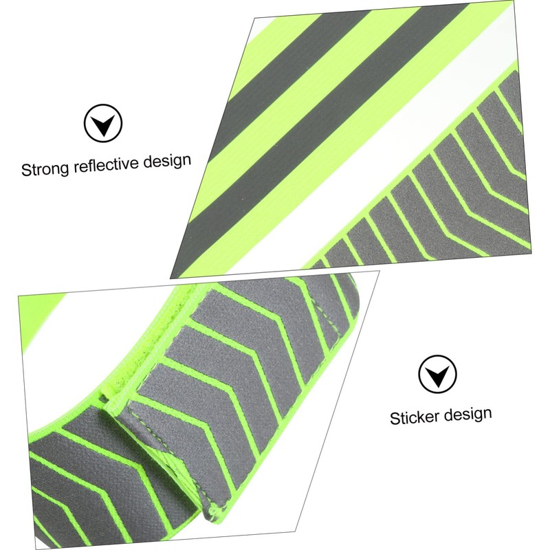 BESPORTBLE Safety Reflective Strap 4pcs Night Running Wristband for Parents