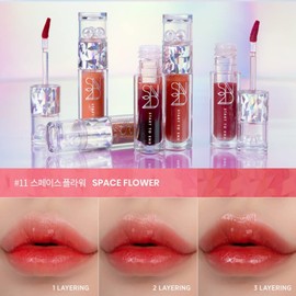 Endluster Tint | Water Tint Long-Lasting Moisture Lips Stain, Vivid Color Lip Tint, High Pigment Color, Coated with Argan Oil (#11 Space Flower, 3.9g)
