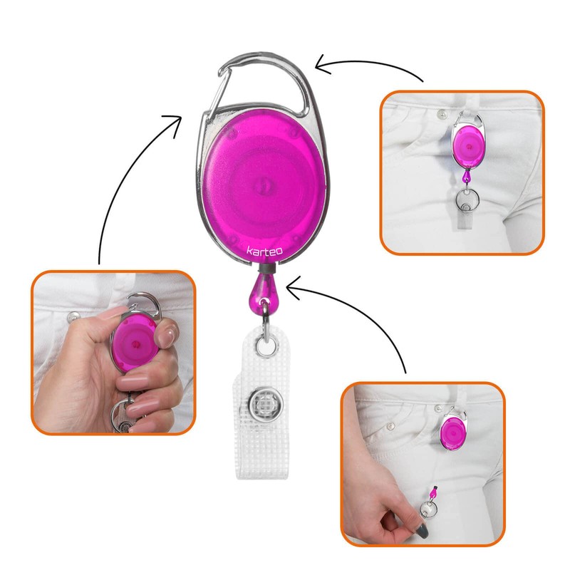 1 x Karteo® ID Card Yo-Yo Purple | ID Card