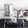 New Star Foodservice 24043 Stainless Steel Short Napkin Dispenser, 3.875