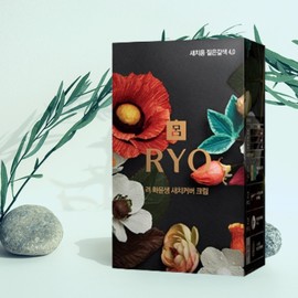 Ryeo Hwayunsaeng Gray Hair Cover Cream 4.0 Dark Brown Dye / 려 화윤생 새치커버 크림 4.0 짙은갈색 염색