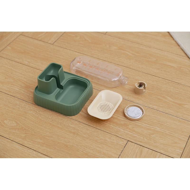 Pet Automatic Water Dispenser, Self Refilling with Filter, Transparent Scale