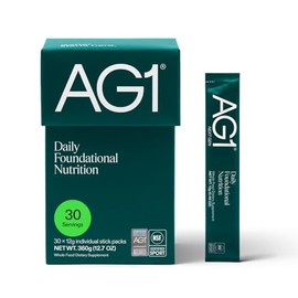 AG1 Multivitamin for Men & Women, Greens Powder Supplement, Probiotic, Gluten Free, Vegan, Keto | 75 Vitamins | Improve Gut Health | (Athletic Greens)