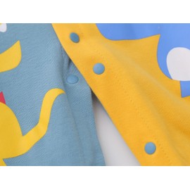 LIKPOJA Newborn Baby Clothes Set Unisex Baby Onesie Outfit One-Pieces Summer Long Sleeve Jumpsuit Dinosaur Rompers for Baby Boys and Girls Gifts(Dinosaur E,0-3 Months)