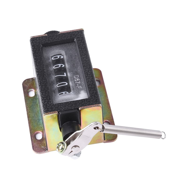 Mechanical Counter D67-F 5 Digit Mechanical Resettable Manual Hand Lift