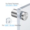 LuckIn 8 Pack Standoff Screws for Acrylic (3/4 in. Dia