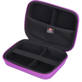 FBLFOBELI 360+ Card Game Case Compatible with UNO/Piles/Phase 10/Exploding Kittens/Five Crowns/Flip 7/Go Fish/Monopoly Deal and Playing Card, Case Only (Purple, Small)
