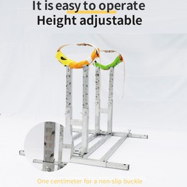 Sonorphine Stainless Steel Dog Breeding Stand - Adjustable Height & Length, Fixed Bracket Accessory