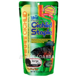 Cichlids Staple Pellet Fish Food [Set of 2] Size: Large (8.8 Ounces)