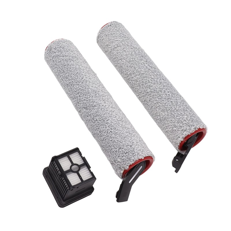 3PCS Roller Brush Filter Set ABS Soft Texture Vacuum Cleaner