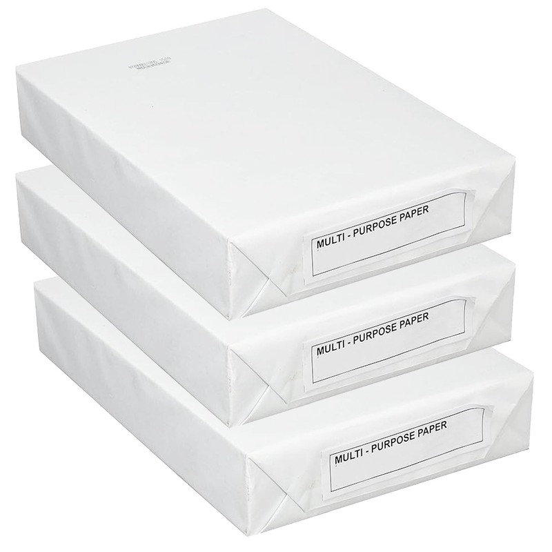 A4 White Copier Paper Multifunctional Ream Wrapped 80gsm Multi-Purpose Bright