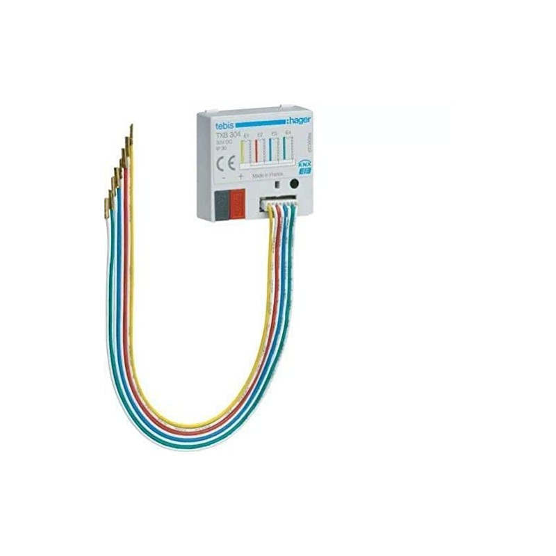 Hager TXB304 Binäreingang KNX, 4fach, UP