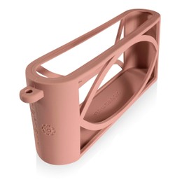 Alltravel Silicone Cover Skin for Antimi Bluetooth Speaker, FM Radio Player, Full 6 Directions Protection, Customized Skin with Color and Shape Matching (Pink)