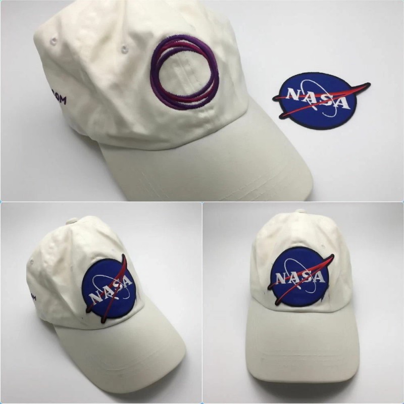 Undisclosed New 2.8" White Star Embroidered Iron On or Sew