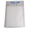 BQLZR 19x14.2x0.9cm White Poly Leather Board Leather Punch Stamping Tool