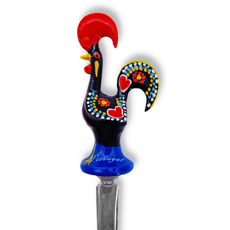 Aluminum Portuguese Rooster Letter Opener Envelope Slitter Made in Portugal