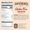 Snyder's of Hanover Gluten Free Snaps Pretzels, 8 Oz Bag