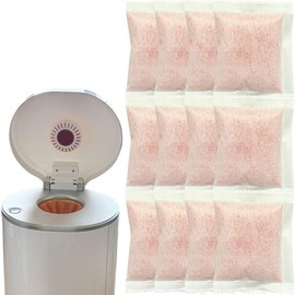 12 Pack Diaper Pail Odor Absorber Carbon Filter Refills for Munchkin Step Diaper Pail, Odor Eliminator Refills for Arm & Hammer Puck Baking Soda Cartridge (Peach Flavor)