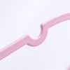 No-Slip Velvet Plastic Hangers,Pink(20Pack) for Coat Jackets, Pants, and Dress