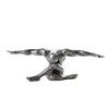 Casablanca Cliff Figure - Poly - Antique Silver Width 33