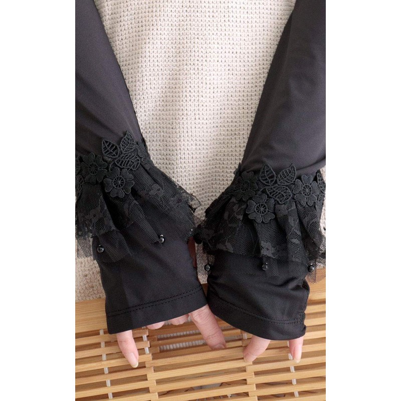 Gold Japan Large Size Women's Gloves, Arm Warmer, Arm Cover