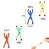 Pack of 20 Sticky Men Toys Multicoloured Sticky Wall Climber