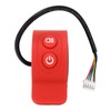 Throttle Accelerator Electric Scooter Finger Throttle Accessories Replacement Part Red