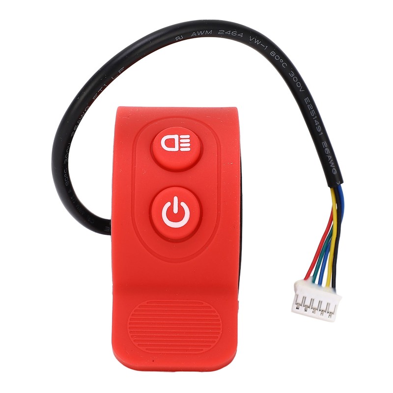 Throttle Accelerator Electric Scooter Finger Throttle Accessories Replacement Part Red