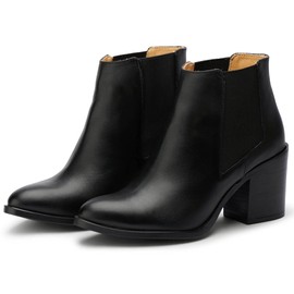 Nisolo Heeled Chelsea Boot Black 8